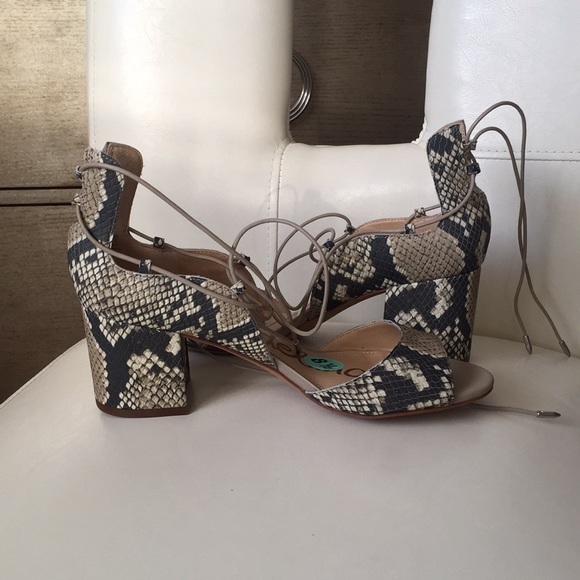 Sam Edelman Shoes - Sam Edelman leopard print sandals, size 8.5, new